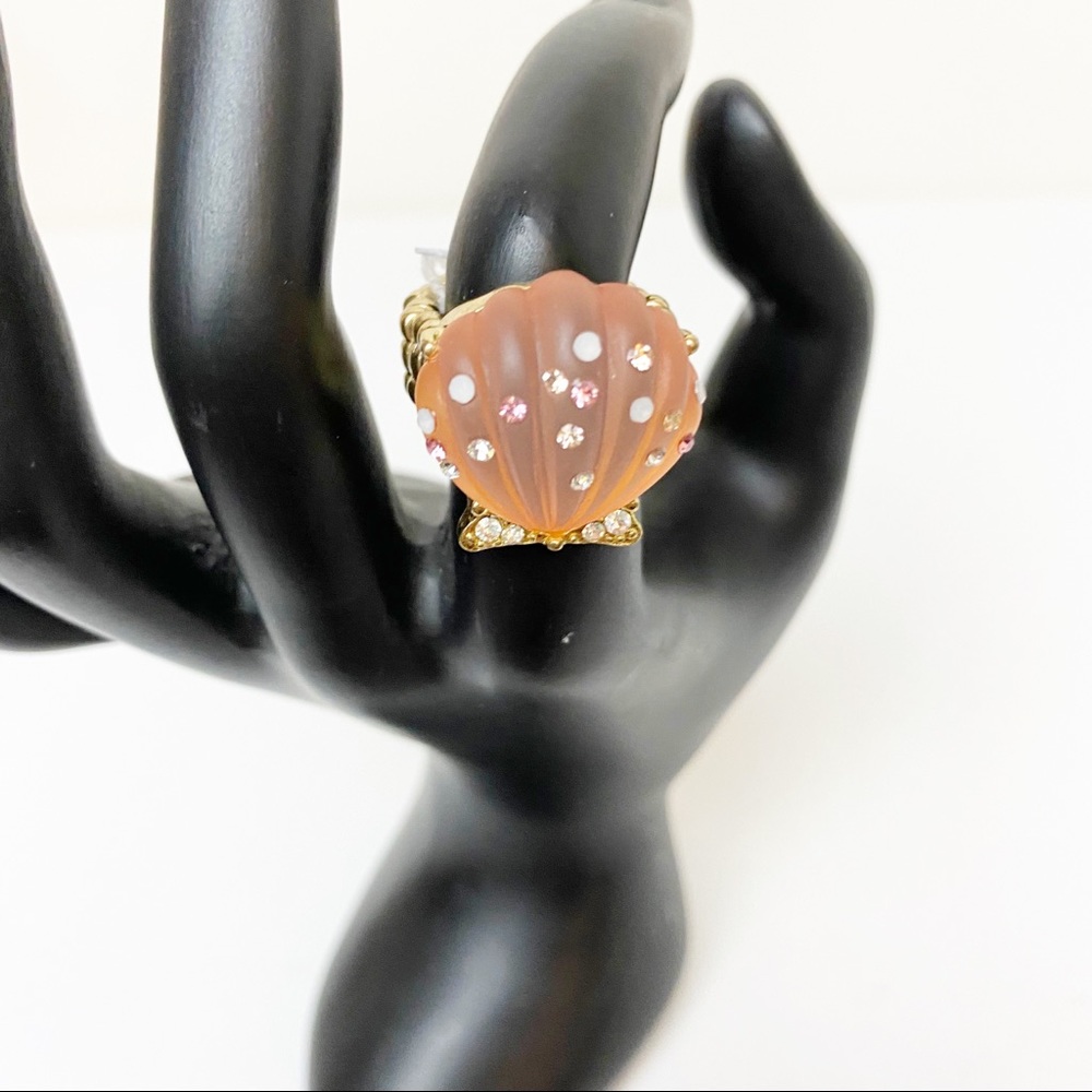 💕Chunky Gold Seashell Stretch Dinner Ring